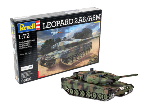 Revell Leopard 2A6/A6M tankas 1/72 – plastikinis surinkimo rinkinys