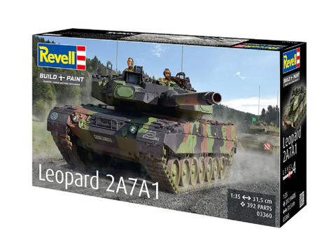 Revell Leopard 2A7A1 1/35 plastikinis tanko modelis