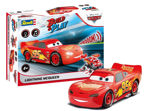 Revell Žaibas Makvynas Disney Cars, šviesos ir garsas, 1:20 surinkimo modelis