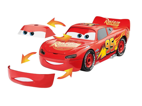 Revell Žaibas Makvynas Disney Cars, šviesos ir garsas, 1:20 surinkimo modelis