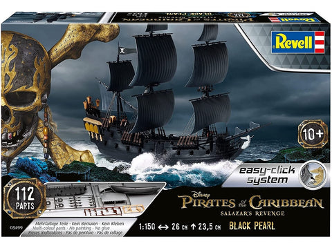 Revell Black Pearl easy-click 1/150 plastikinis laivo modelis, 26 cm