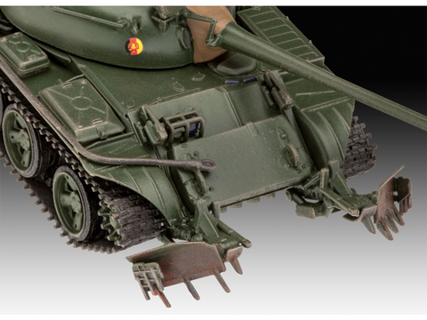 Revell T-55A/AM tanko rinkinys su KMT-6/EMT-5 1/72, dažai ir klijai