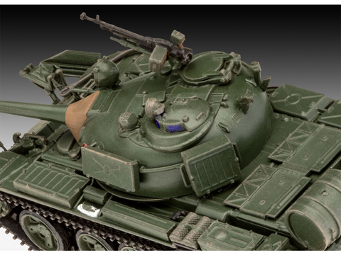 Revell T-55A/AM tanko rinkinys su KMT-6/EMT-5 1/72, dažai ir klijai