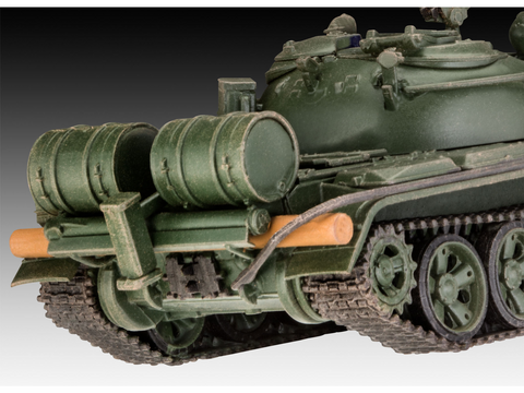 Revell T-55A/AM tanko rinkinys su KMT-6/EMT-5 1/72, dažai ir klijai