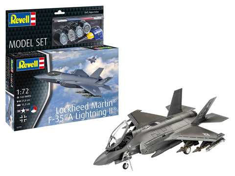 Revell F-35A Lightning II dovanų rinkinys 1/72 – surinkimo modelis