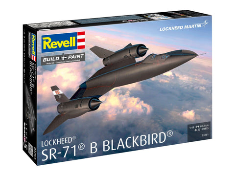 Revell Lockheed SR-71B Blackbird 1/48 plastikinis lėktuvo modelis