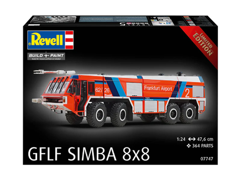 Revell GFLF Simba 8x8 gaisrinis 1/24 plastikinis modelis