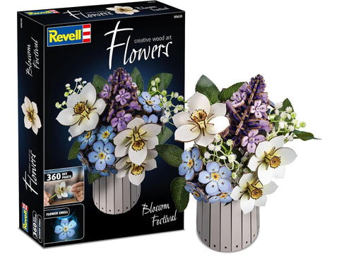 Medinis 3D konstruktorius „Blossom Festival“ su 360 detalių