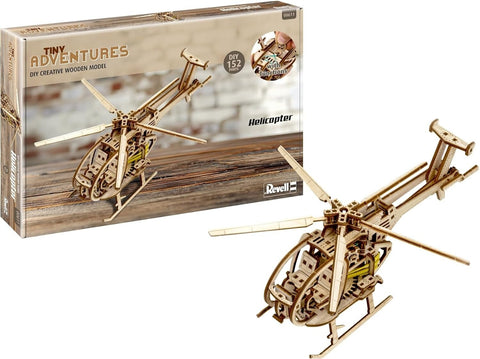 Revell medinis konstruktorius Tiny Adventures: sraigtasparnis 1:30, 152 d.