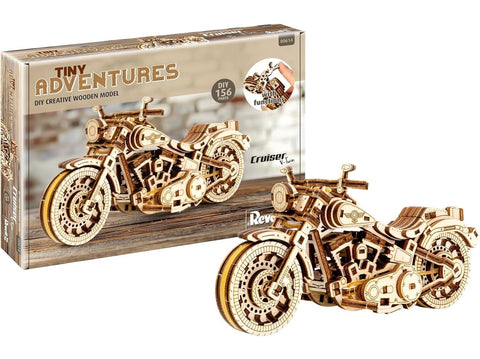Revell medinis konstruktorius Tiny Adventures Cruiser V-Twin 1:13, 156 detalių