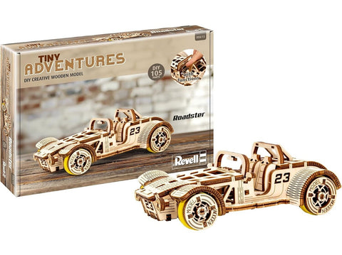 Revell medinis konstruktorius Tiny Adventures Roadster 1/32, 105 detalių