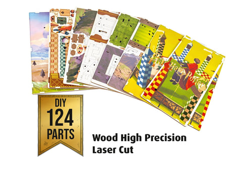 Revell medinis konstruktorius: Harry Potter Kvidičo aikštė (124 dalių)