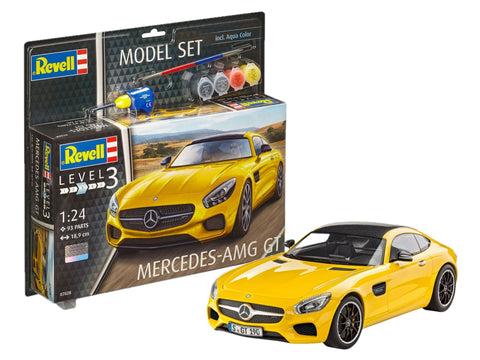 Revell Mercedes‑AMG GT dovanų komplektas 1:24 su klijais ir dažais