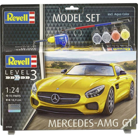 Revell Mercedes‑AMG GT dovanų komplektas 1:24 su klijais ir dažais