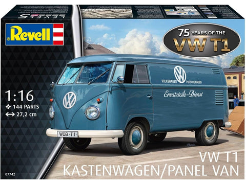 Revell Volkswagen T1 furgonas 1/16, jubiliejinis 75 m. plastikinis rinkinys