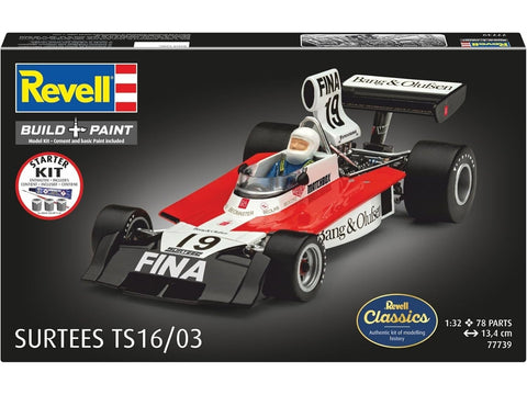 Revell Surtees TS16/03 1:32 surenkamo modelio dovanų rinkinys su dažais