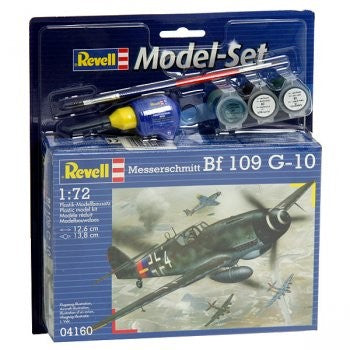 Revell Messerschmitt Bf 109 G-10 1:72 dovanų rinkinys su dažais
