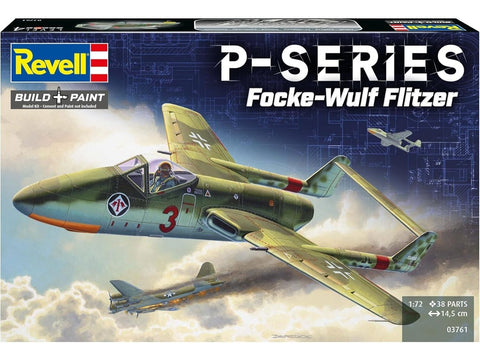 Focke-Wulf Flitzer lėktuvo plastikinis modelis Revell 1/72 rinkinys