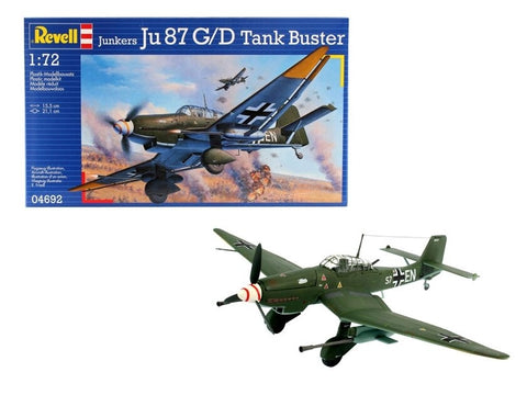 Revell Junkers Ju 87 G/D tankų naikintuvas 1/72 plastikinis modelis