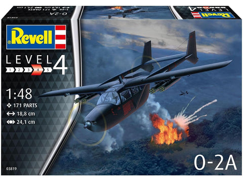 Lėktuvo Cessna O-2A Skymaster surenkamas modelis Revell 1/48 03819