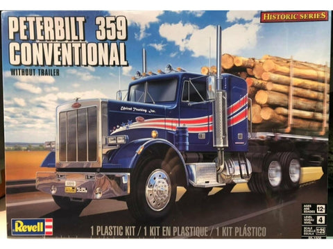 Revell Peterbilt 359 vilkikas 1:25 plastikinis surenkamas rinkinys