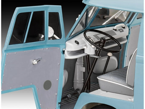 Revell Volkswagen T1 furgonas Gulf dekoracija, 1/24 plastikinis modelio rinkinys