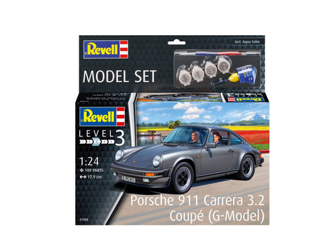 Revell Porsche 911 Carrera 3.2 Coupé G modelio dovanų rinkinys 1:24