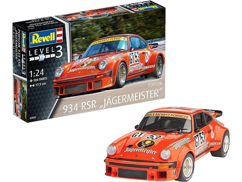 Revell Porsche 934 RSR Jägermeister 1:24 plastikinis surinkimo rinkinys