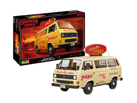 Revell Stranger Things Volkswagen T3 Surfer Boy 1/25 surinkimo modelis