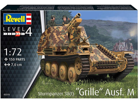 Revell Sturmpanzer 38(t) Grille Ausf. M 1/72 plastikinis modelis 03315