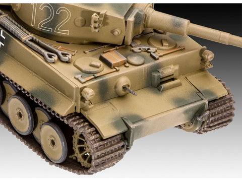 Revell tankas Tiger I (PzKpfw VI Ausf. H) dovanų rinkinys 1/72, su dažais