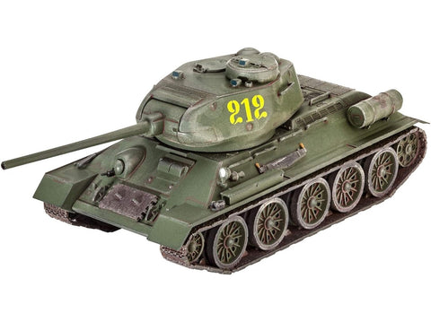Revell T-34-85 dovanų rinkinys 1/72 (63302) su dažais ir klijais