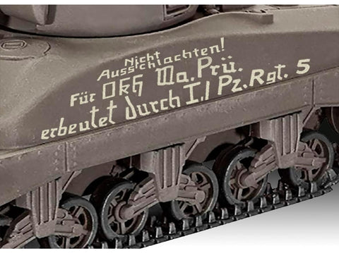 Revell Sherman M4A1 tankas dovanų rinkinys 1/72 su dažais ir klijais