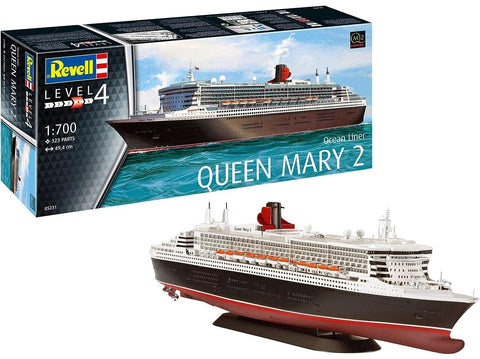 Revell Queen Mary 2 laivo modelis 1:700, plastikinis surinkamas, 49,4 cm