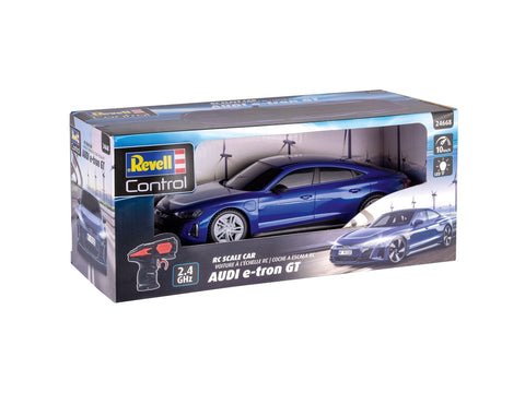 Revell RC Audi e-tron GT, 1:24 – radijo bangomis valdomas automobilis