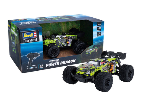 Revell Power Dragon RC bekelės automobilis 25 km/h su baterija