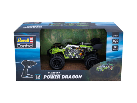 Revell Power Dragon RC bekelės automobilis 25 km/h su baterija