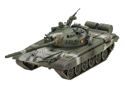 Revell T-72 M1 dovanų rinkinys 1/72 – plastikinis modelis su dažais ir klijais
