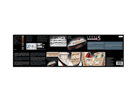 Plastikinis RMS Queen Mary 2 laivo modelis 1/400, 85 cm