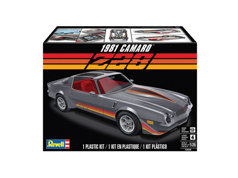 Revell 1981 Chevrolet Camaro Z-28 1:25 plastikinio modelio rinkinys