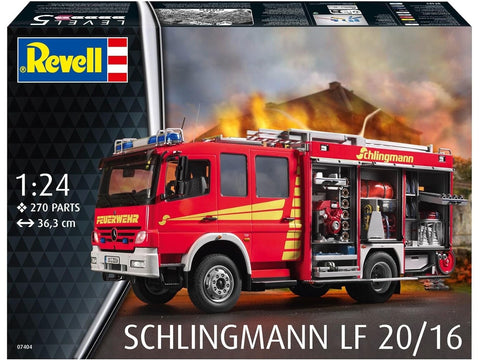 Revell Mercedes-Benz Atego LF20/16 1:24 gaisrinės sunkvežimio modelis