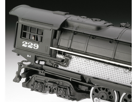 Revell Big Boy lokomotyvas 1/87 HO dovanų rinkinys su dažais ir klijais