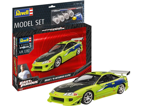 Revell Fast & Furious Briano 1995 Mitsubishi Eclipse dovanų rinkinys 1/25