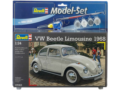 Revell VW Beetle Limousine 1968 1:24 – surenkamas dovanų rinkinys (67083)