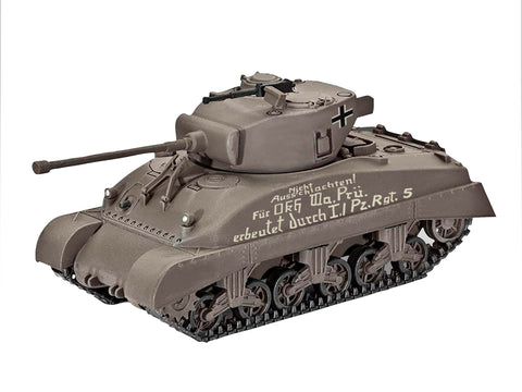 Revell Sherman M4A1 tanko modelis 1/72 – plastikinis surinkimo rinkinys