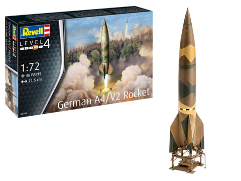 Revell Vokiečių A4/V2 raketa 1/72 plastikinis modelis (03309)