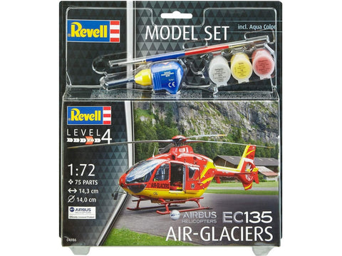 Revell EC135 Air-Glaciers sraigtasparnis 1/72 – dovanų rinkinys