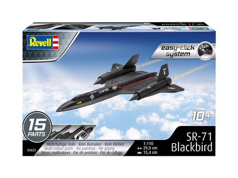 Revell SR-71 Blackbird easy-click plastikinis modelis 1:110 (03652)