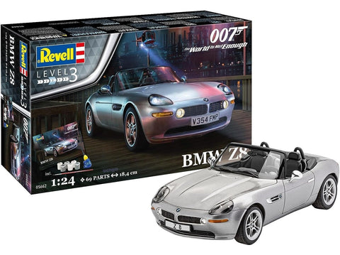 Revell James Bond BMW Z8 1:24 dovanų rinkinys – surenkamas modelis