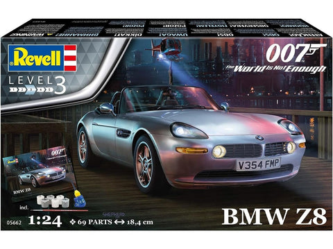 Revell James Bond BMW Z8 1:24 dovanų rinkinys – surenkamas modelis